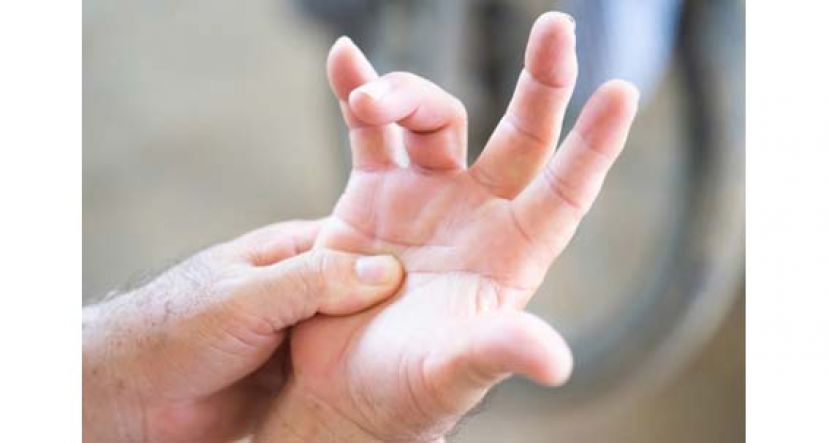 手指反覆做同一动作　易造成板机指！