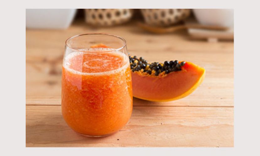 木瓜蜜奶美白又除斑 木瓜含维生素A保护眼睛