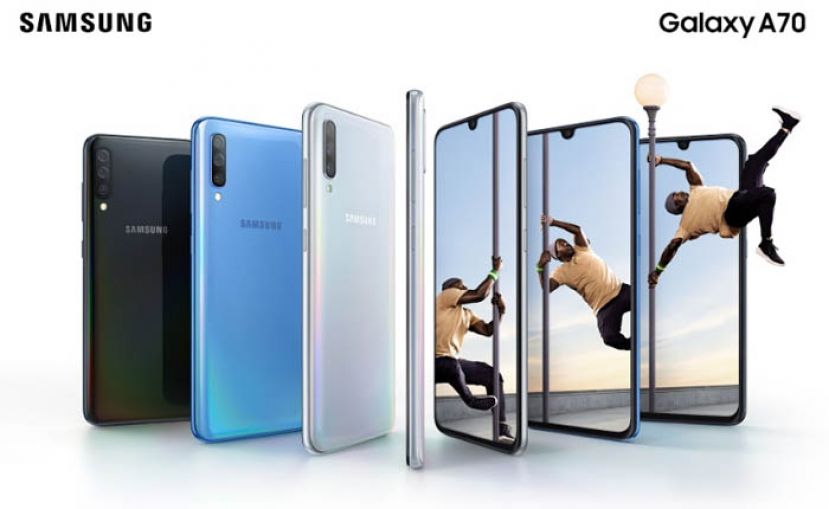 三星Galaxy A70发表6.7寸Infinity-U萤幕