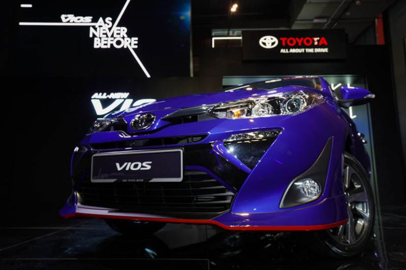 全新Toyota Vios 2019推出!   7具安全气囊！  从RM77k起跳。