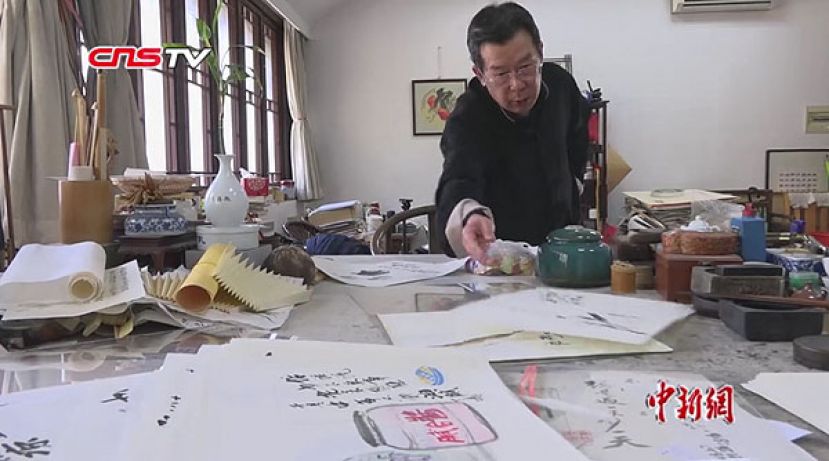 70岁老人画国画&ldquo;吐槽&rdquo;：看似&ldquo;随性&rdquo;也有其&ldquo;坚持&rdquo;