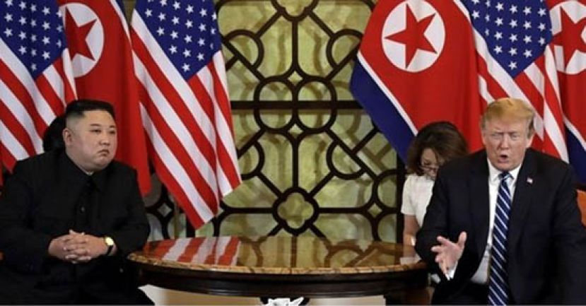 金正恩（左）与特朗普（右）的关系陷入紧张。