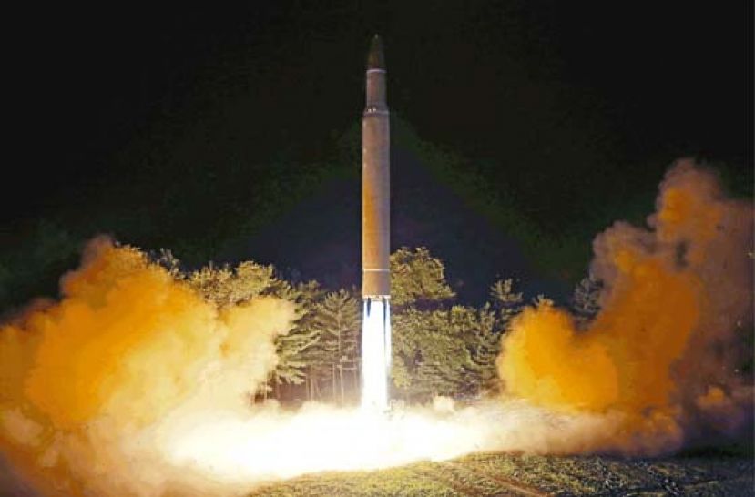 金正恩的讲话暗示北韩或会再次试射洲际导弹。