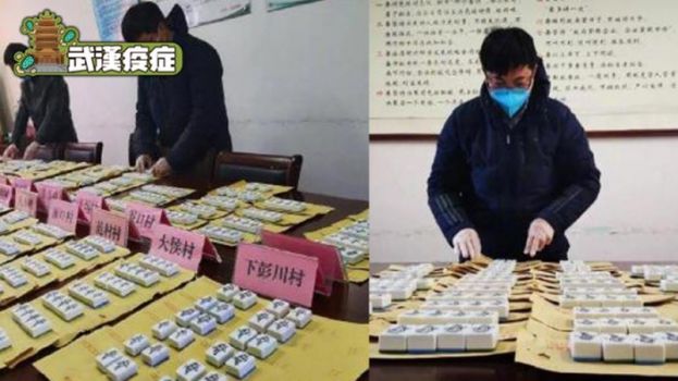 宁波九华乡政府收缴33条村共600只一索，以阻止居民聚集打牌，增加受感染风险。