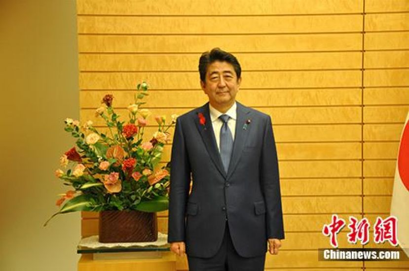 日本首相安倍晋三。