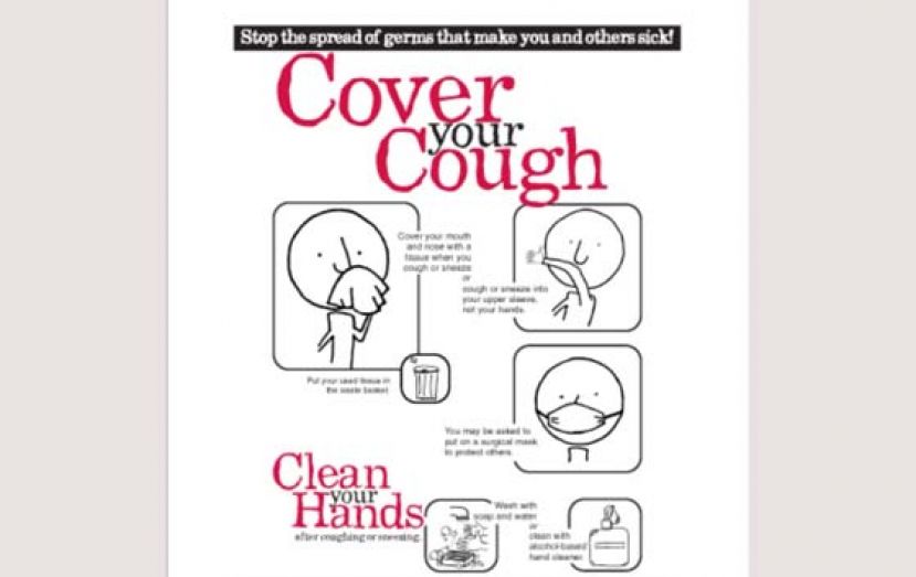 自我隔离的民众需勤洗手及咳嗽时用手帕遮掩及戴口罩。