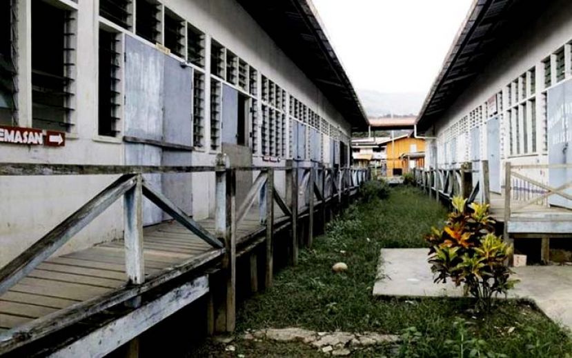 图：砂许多乡区学校仍十分简陋，且没有水电供应(档案图)。