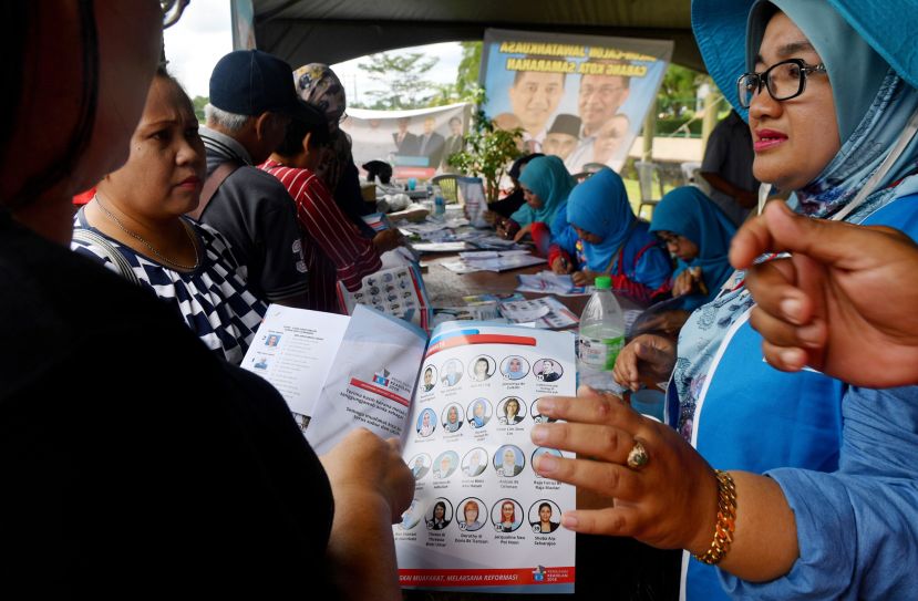 图示：公正党署理主席之争竞争激烈。