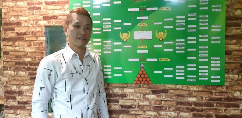 砂拉越桌球锦标筹委会谢渊强。