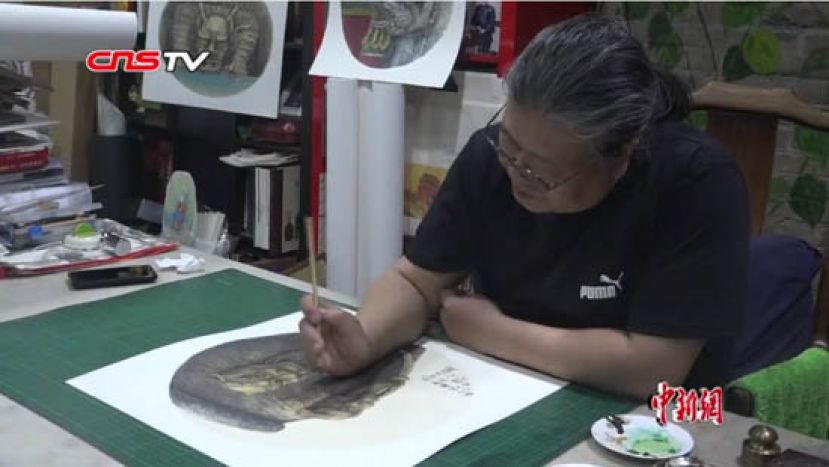 绘百幅水墨画古都祥瑞 看民俗画家笔下的古建文化