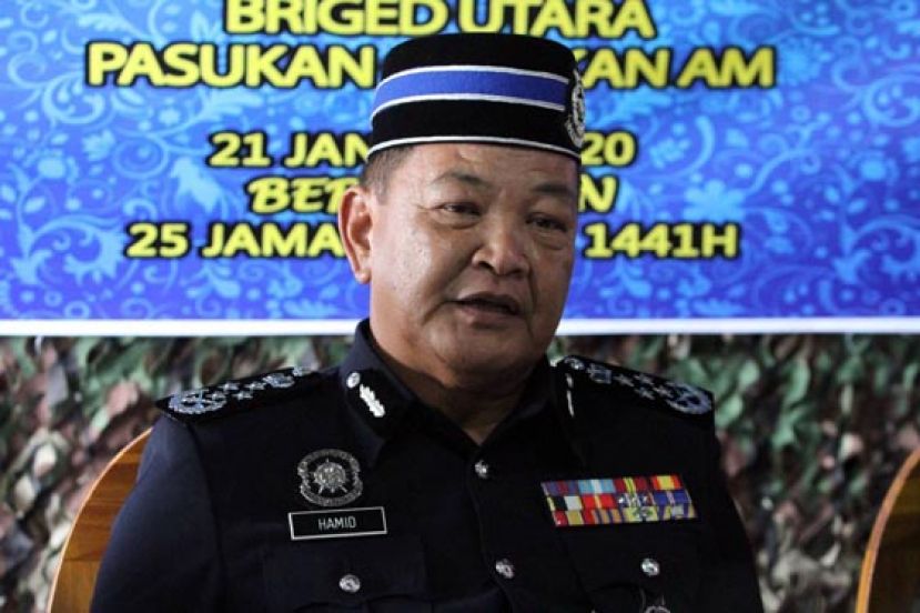 全国警察总长丹斯里阿都哈密。