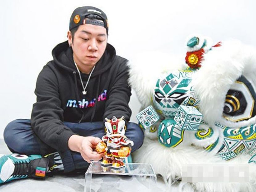 图示：阿宽自小情迷狮头，成功推出&ldquo;瑞兽勇者&rdquo;玩具后有感：&ldquo;终于完成我的梦想！&rdquo;