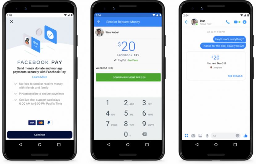 面子书推“Facebook Pay”　WhatsApp及IG等可进行支付交易