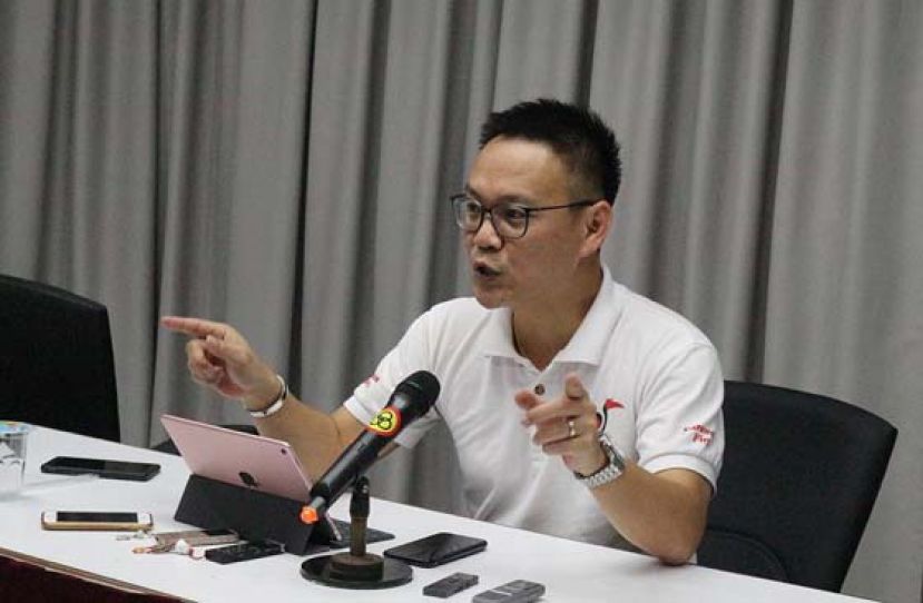 砂人联党青年团总秘书符祥威。