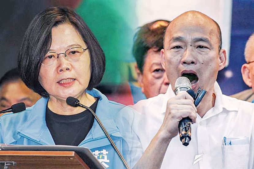 台湾制宪基金会近日发布&ldquo;中国在台湾选举中扮演的角色：最新2020总统与立委选情&rdquo;民调结果显示，总统大选支持度，蔡英文50.6%、韩国瑜22.8%。