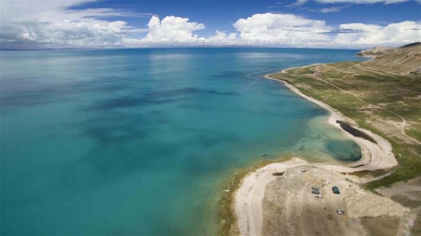 ●西藏色林错风光。