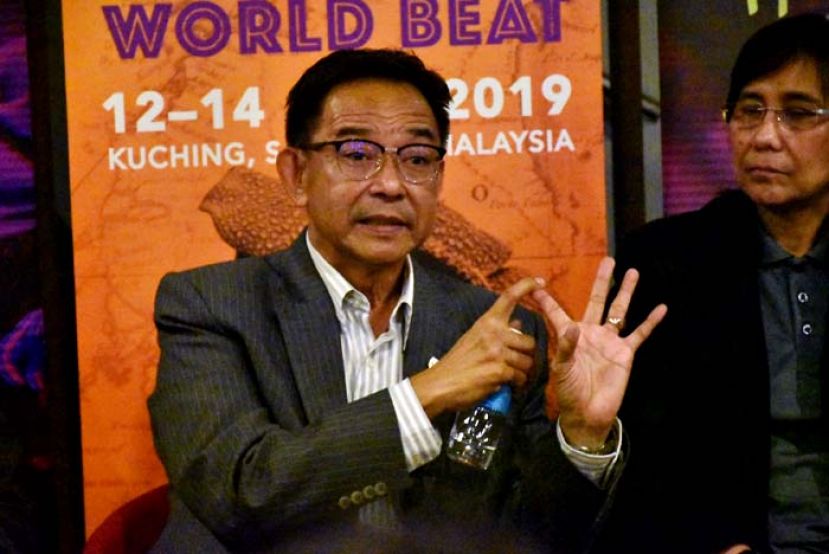 砂土保党副主席拿督阿都卡林韩沙。