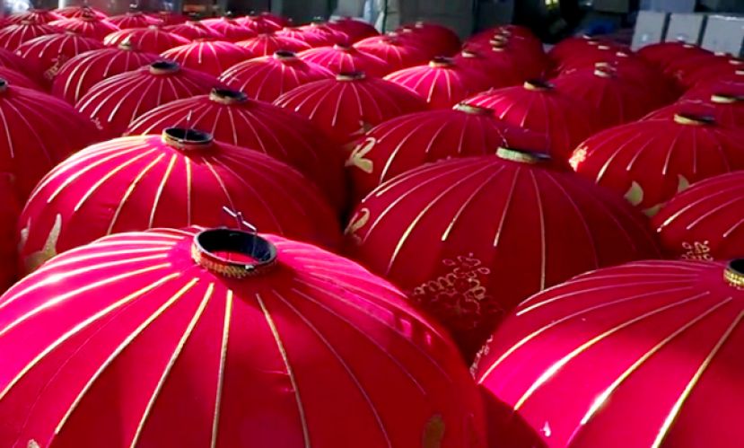 探访安徽合肥亚洲最大灯笼工厂：连接世界的&ldquo;中国红&rdquo;