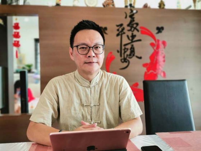 砂人联党青年团秘书符祥威。