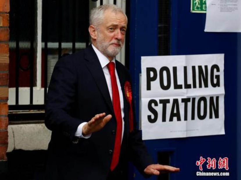 英国工党领袖科尔宾。