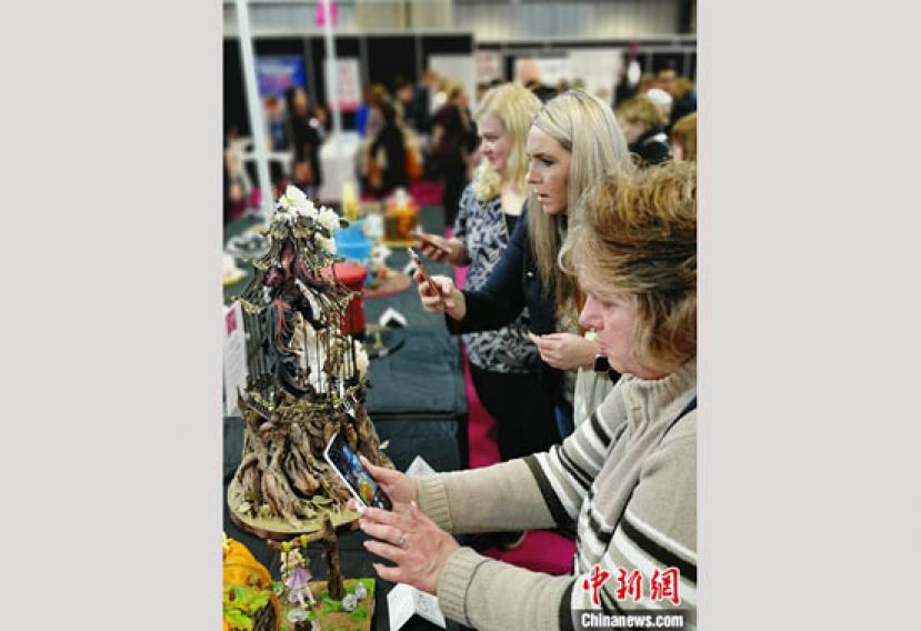 国际翻糖蛋糕比赛&ldquo;Cake International 2019&rdquo;现场。
