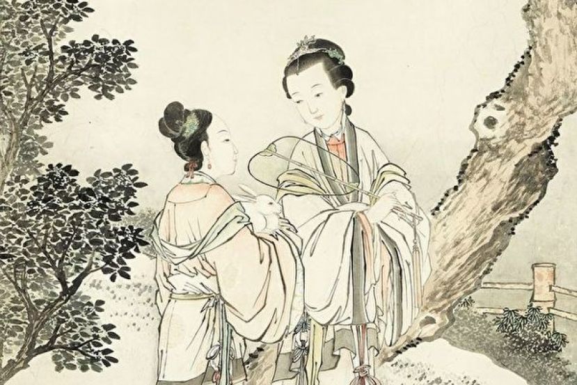 清 张廷彦《青女素娥》。