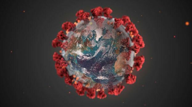 新冠状病毒肺炎侵袭，全球谨慎提防。（示意图）