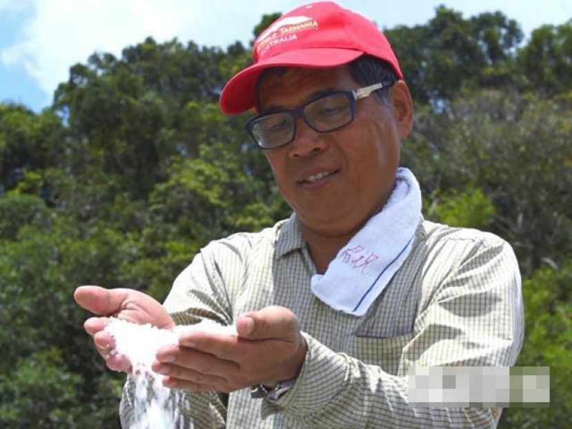 盐场主管叶陈立说，阳光是海盐结晶的关键因素之一，慨叹海盐可谓&ldquo;粒粒皆辛苦&rdquo;。