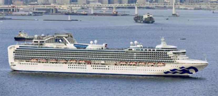 &ldquo;钻石公主号&rdquo;10乘客确诊 联航周六起暂停港美航班