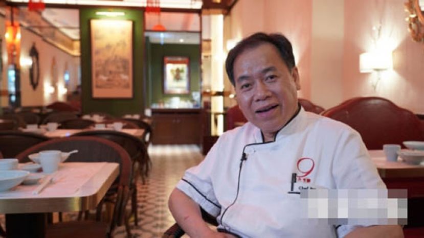 九号馆店点心总厨黄耀波，入行已超过五十年。