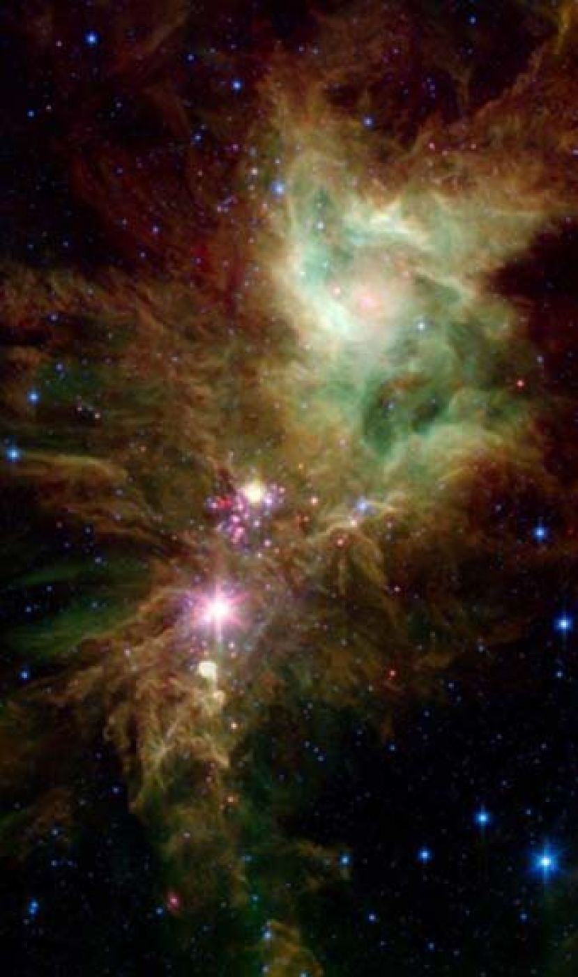 &ldquo;雪花群&rdquo;新生恒星。
