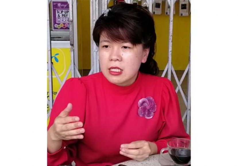 民主行动党朋岭区州议员杨薇讳。