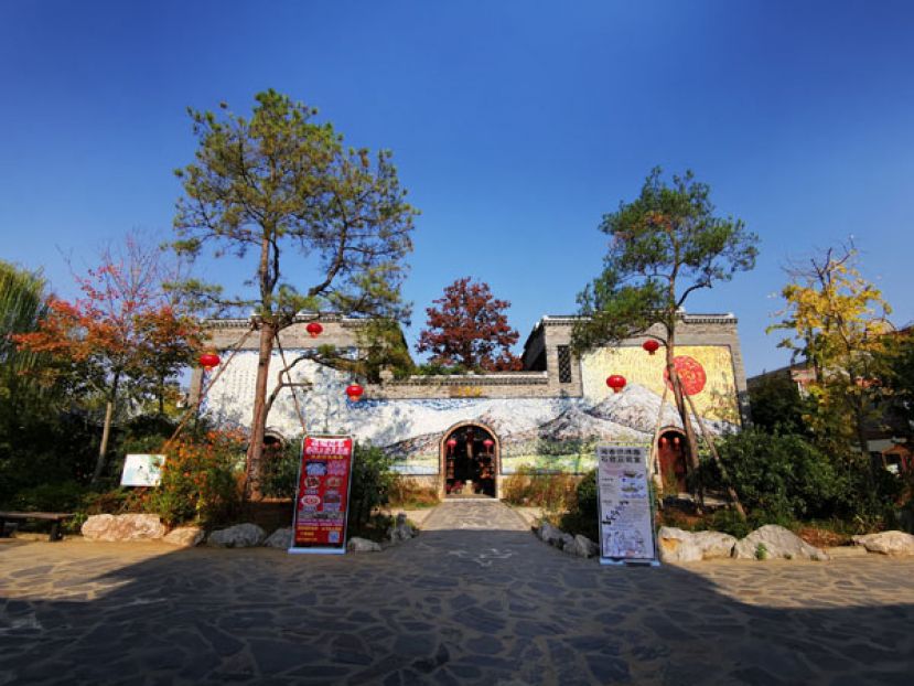 句容市茅山镇得撒石磨豆腐村。