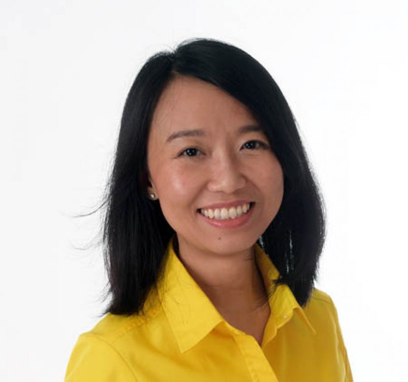 砂人联党妇女组主席许德婉。